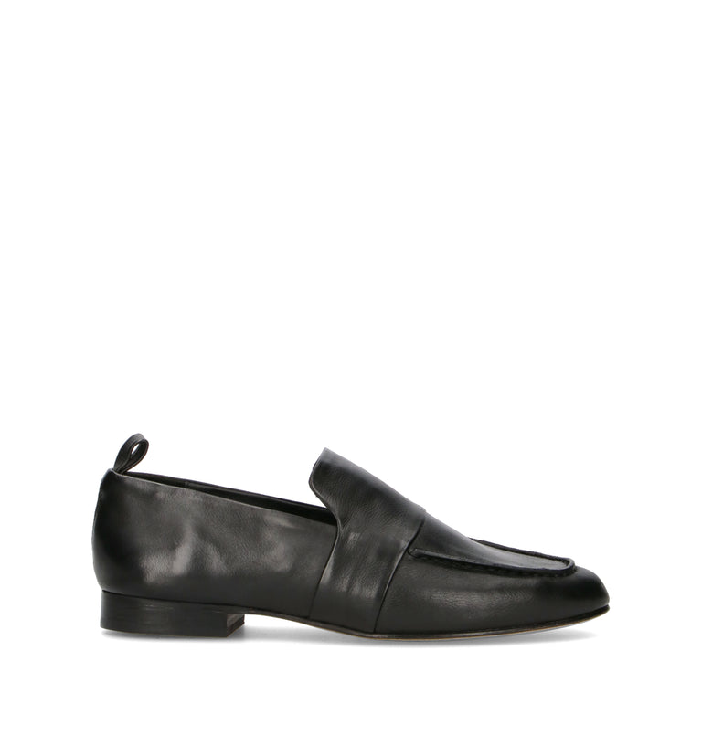 JVAM Mocassino donna nera in pelle