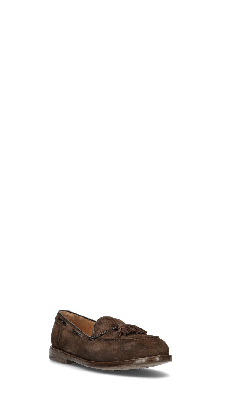 PREMIATA Mocassino uomo marrone in suede