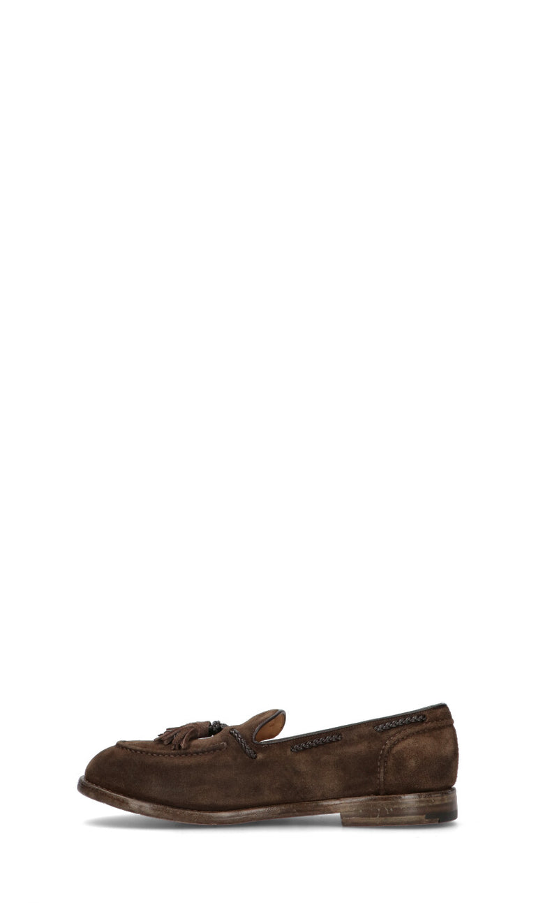 PREMIATA Mocassino uomo marrone in suede