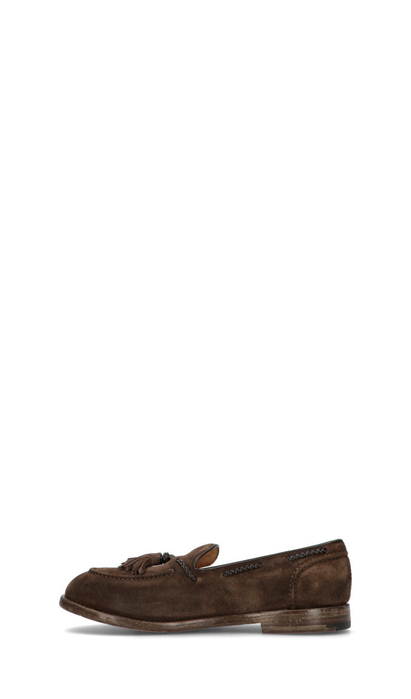 PREMIATA Mocassino uomo marrone in suede