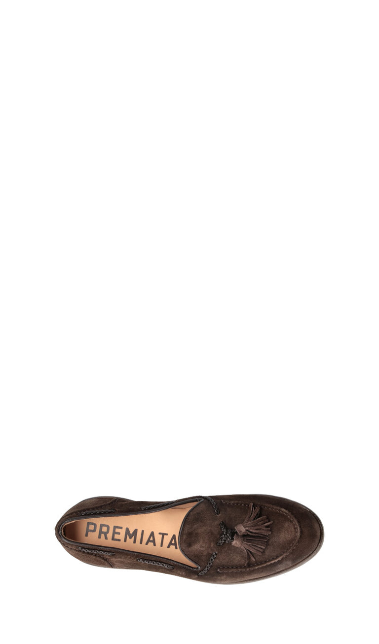 PREMIATA Mocassino uomo marrone in suede