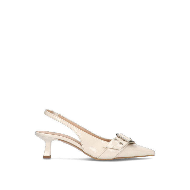 REBECCA VAN DIK Slingback donna bianca
