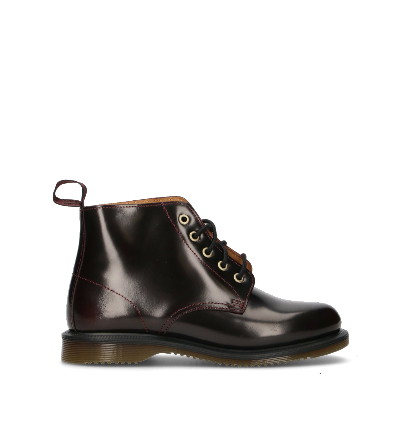 DR. MARTENS EMMELINE Anfibio donna bordeaux in pelle