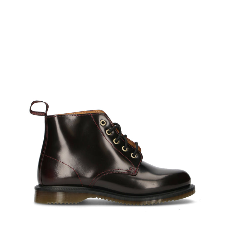 DR. MARTENS EMMELINE Anfibio donna bordeaux in pelle