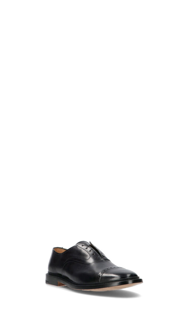 PREMIATA Stringata uomo nera in pelle