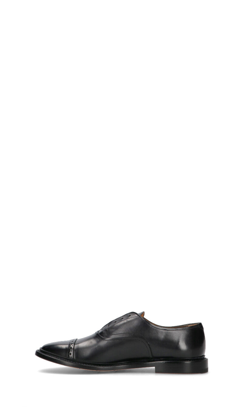 PREMIATA Stringata uomo nera in pelle