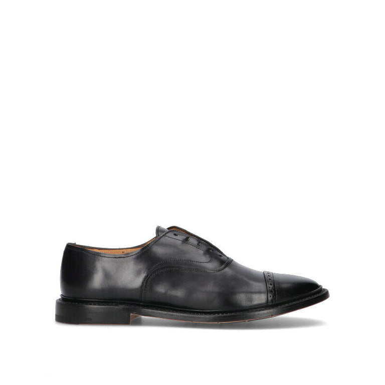 PREMIATA Stringata uomo nera in pelle