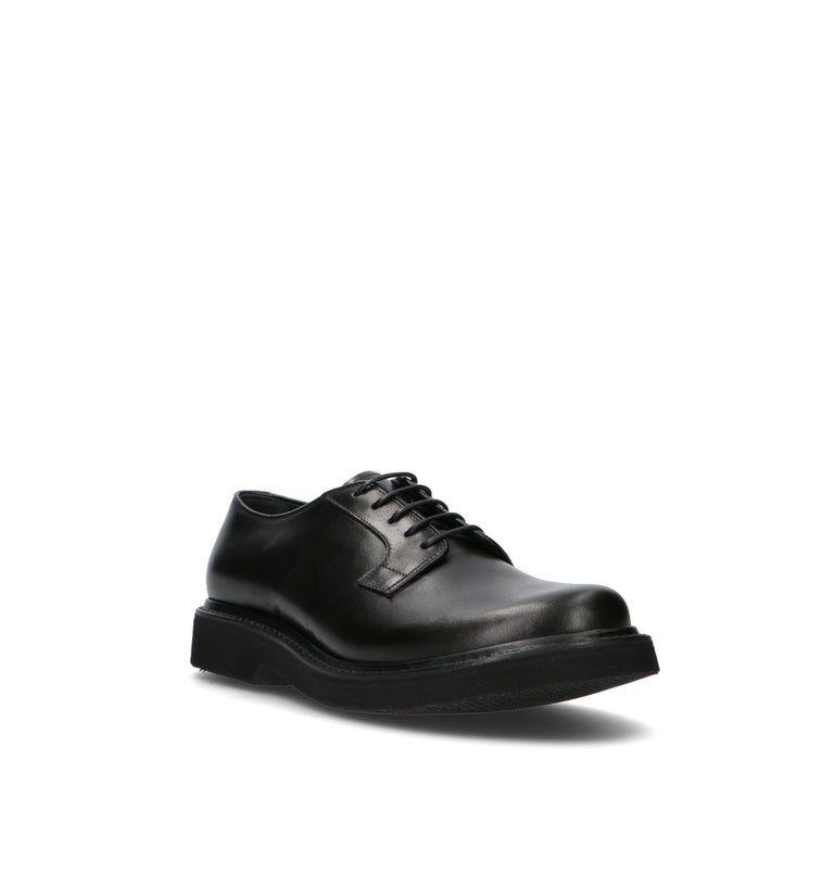 PREMIATA Stringata uomo nera in pelle