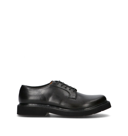 PREMIATA Stringata uomo nera in pelle