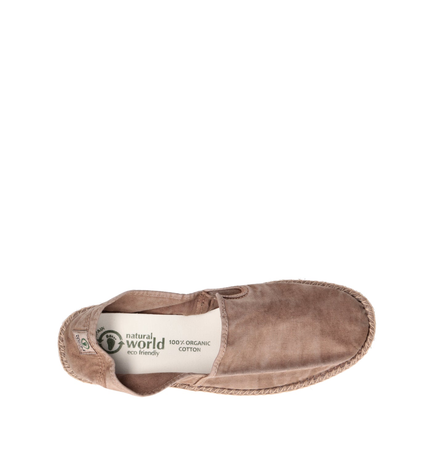 NATURAL WORLD Espadrillas uomo beige