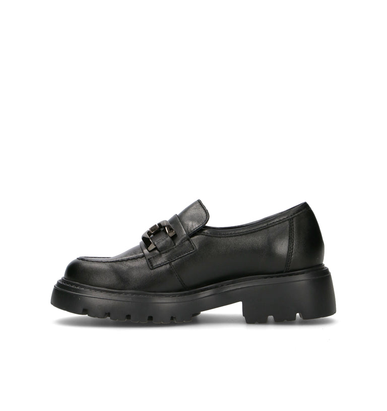 CALLAGHAN Mocassino donna nero in pelle