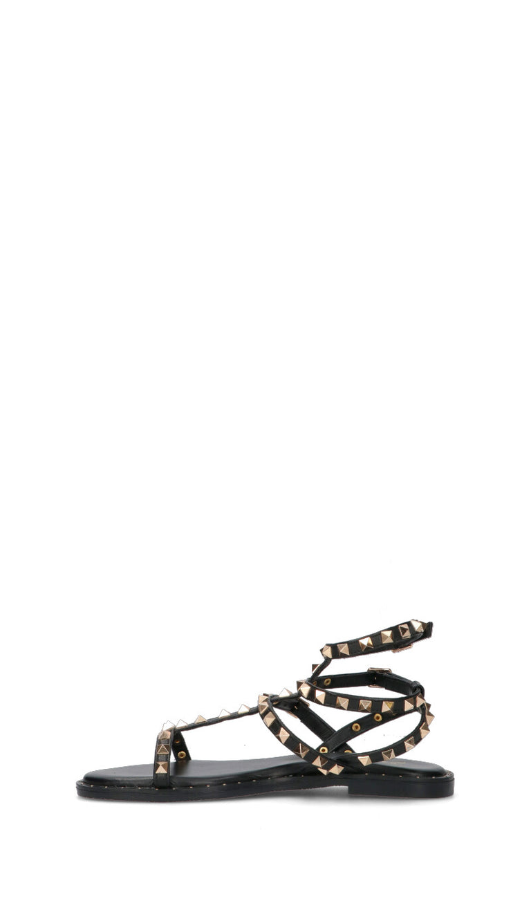GRAFIA Sandalo donna nero in pelle