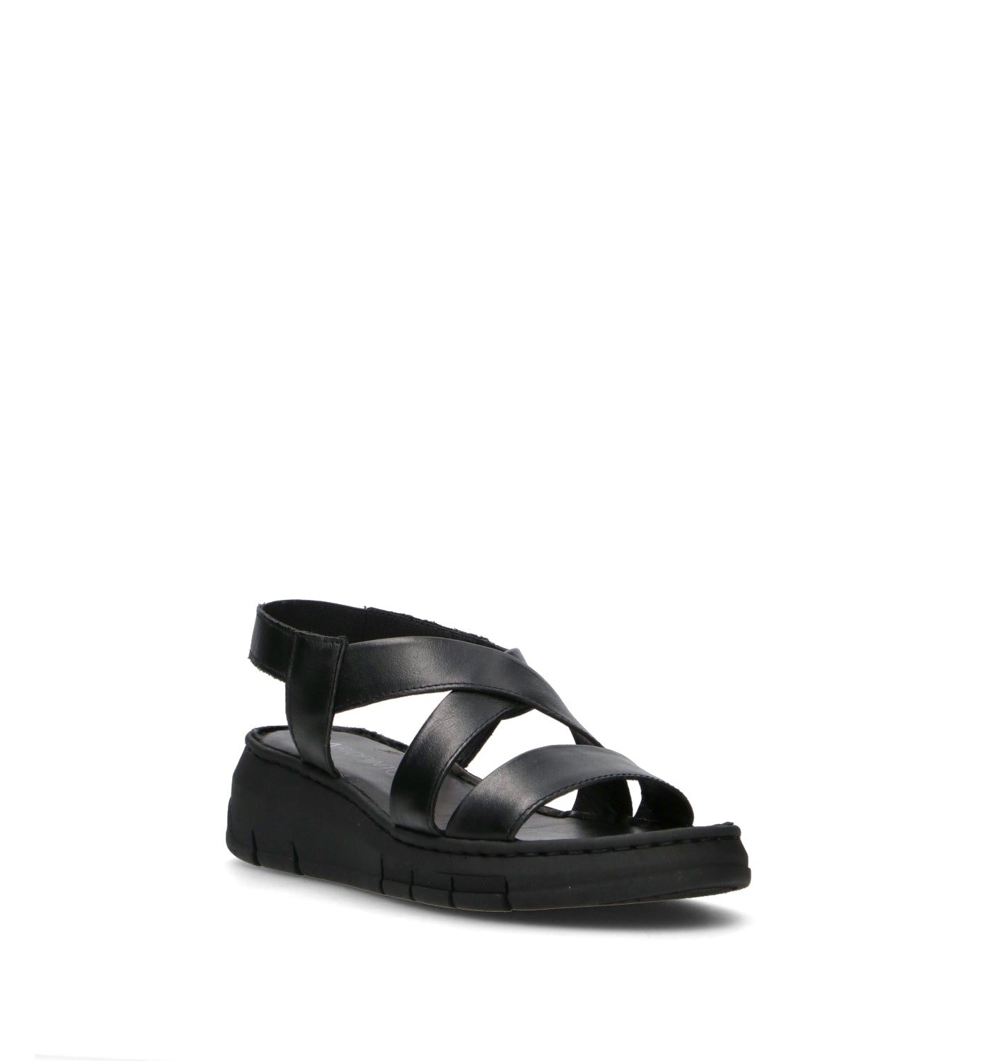 VARIOPINTO Sandalo donna nero in pelle