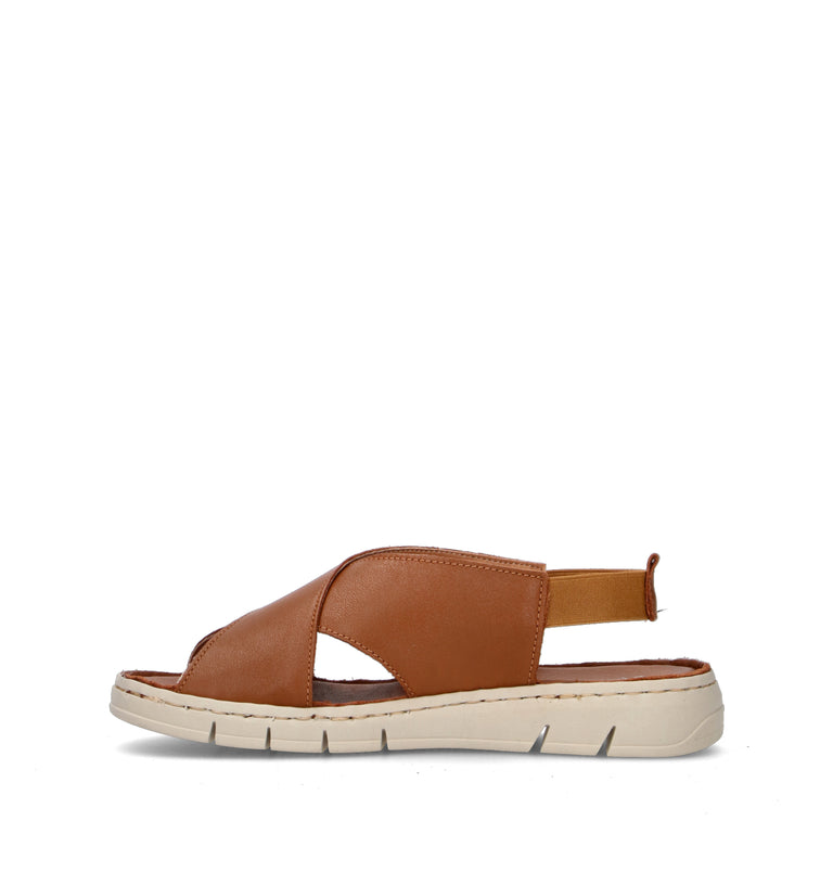 VARIOPINTO Sandalo donna cuoio in pelle