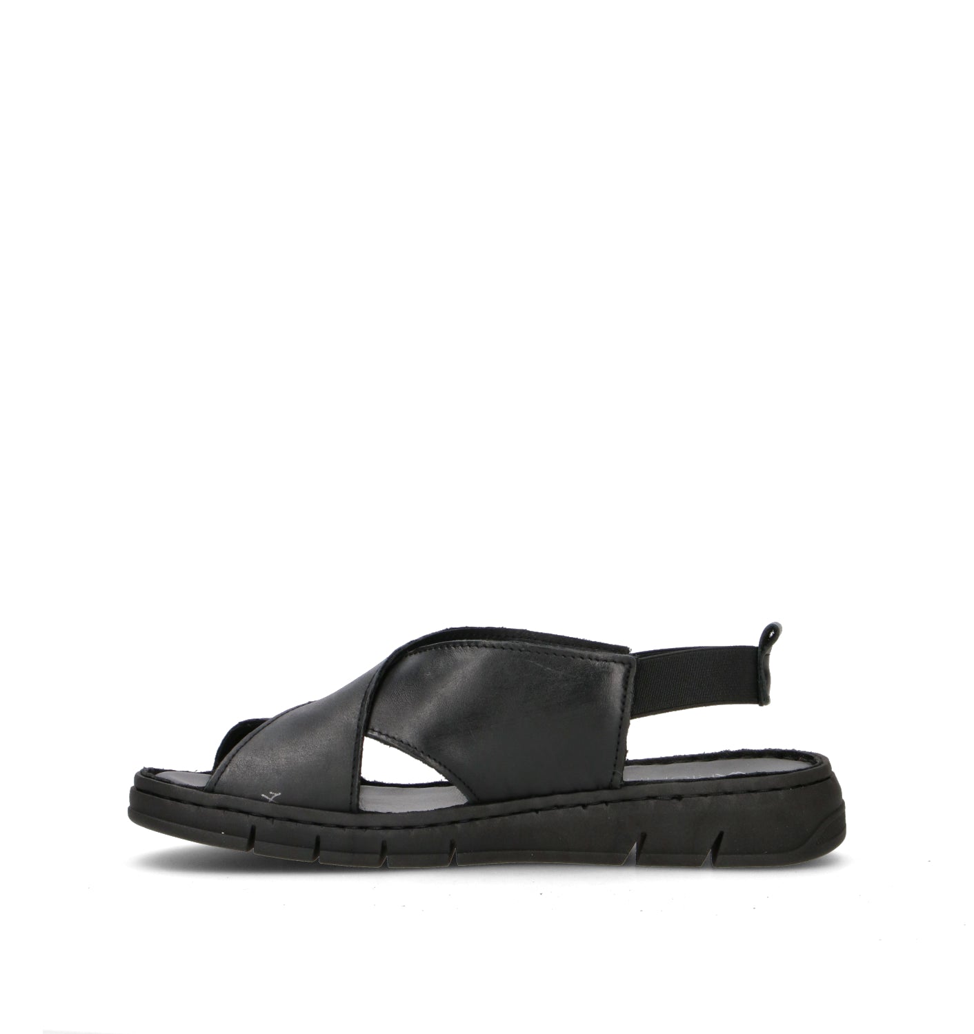 VARIOPINTO Sandalo donna nero in pelle
