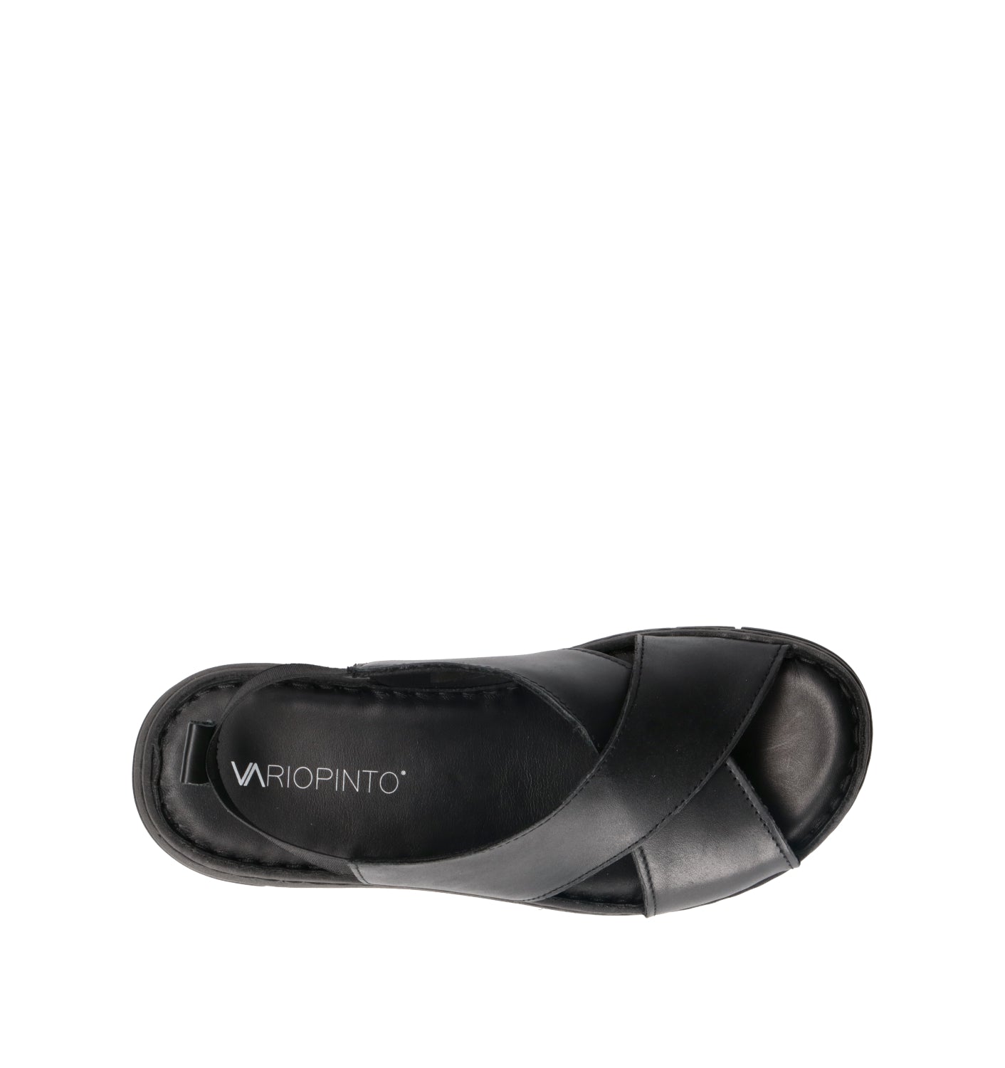 VARIOPINTO Sandalo donna nero in pelle