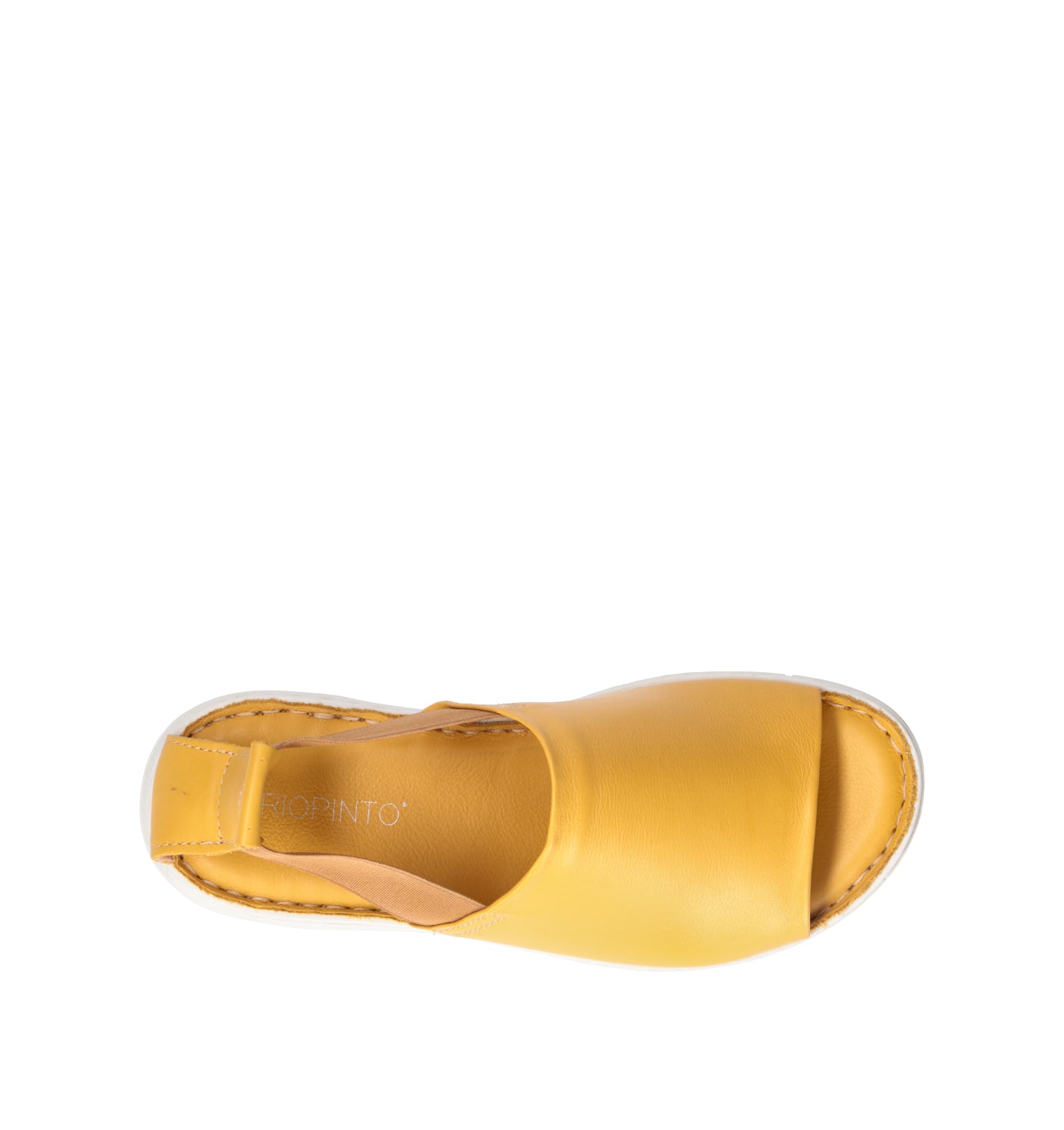 VARIOPINTO Sandalo donna giallo in pelle