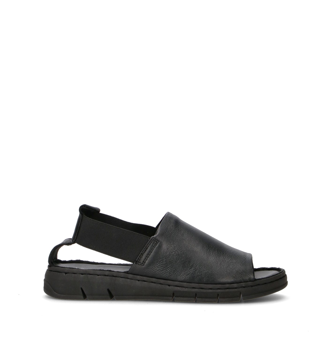 VARIOPINTO Sandalo donna nero in pelle