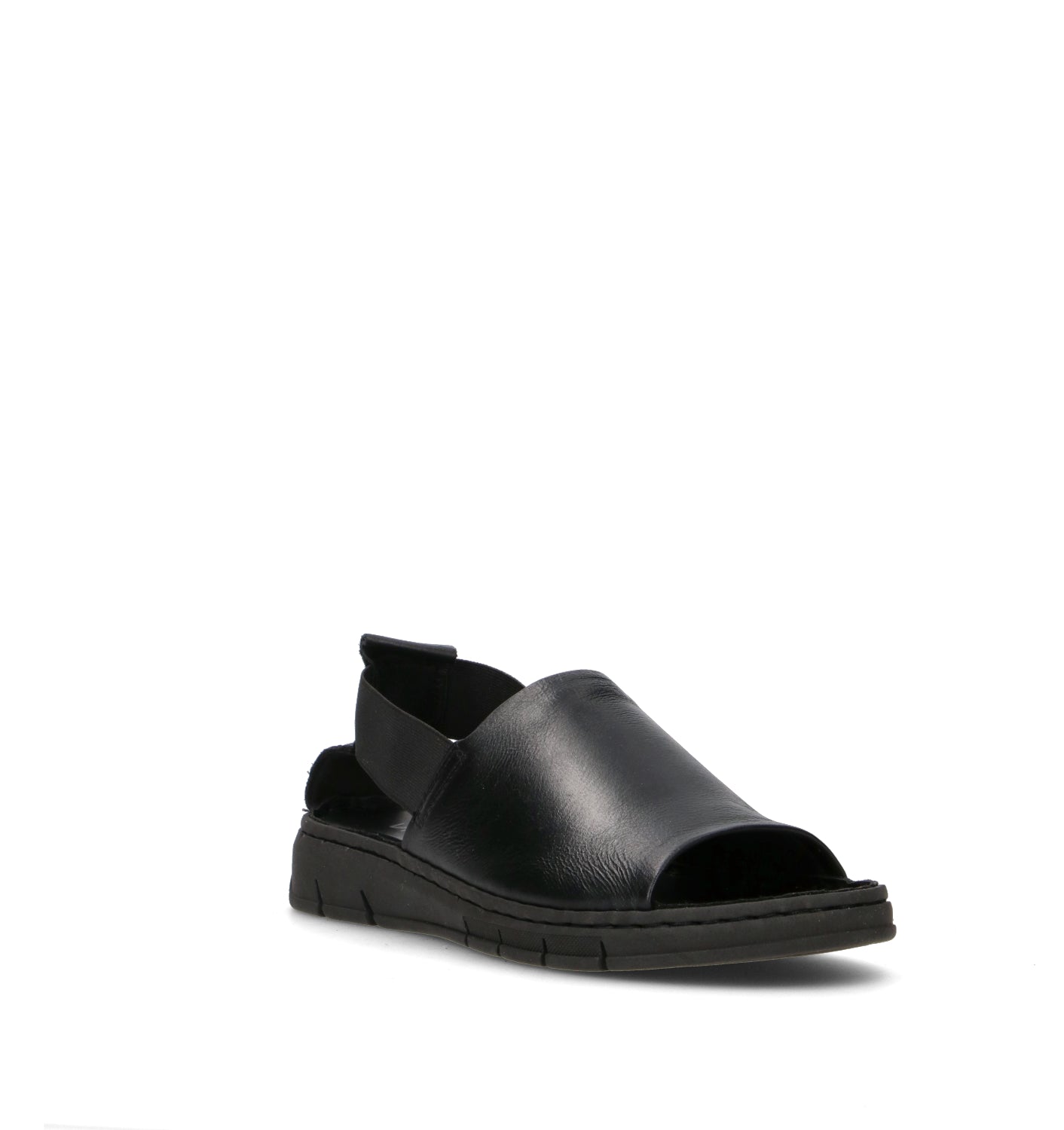 VARIOPINTO Sandalo donna nero in pelle