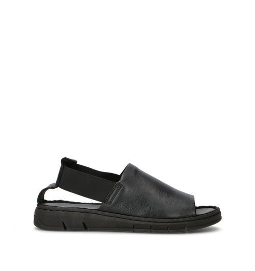 VARIOPINTO Sandalo donna nero in pelle