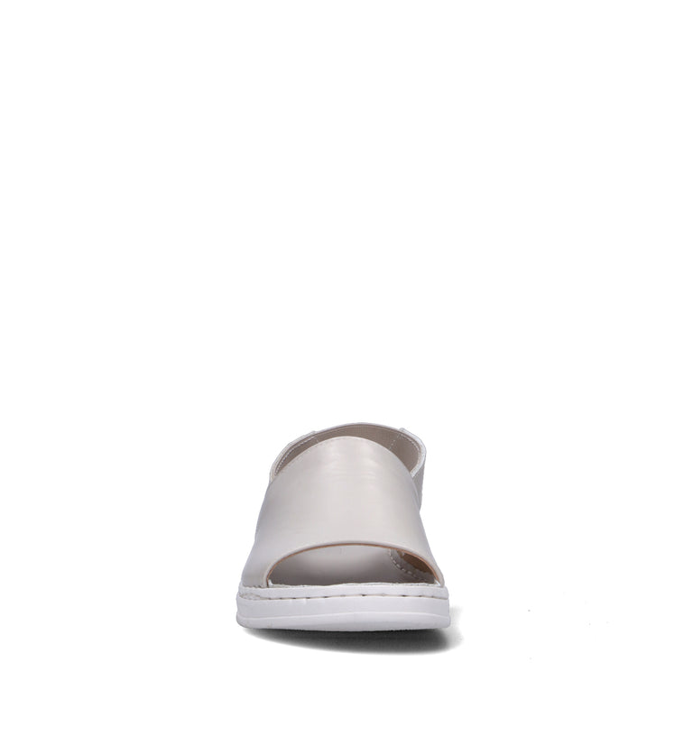 VARIOPINTO Sandalo donna bianco in pelle