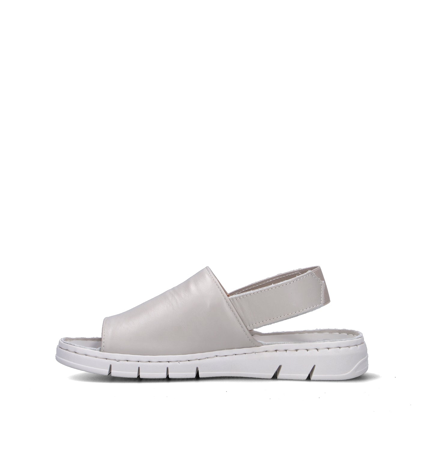 VARIOPINTO Sandalo donna bianco in pelle