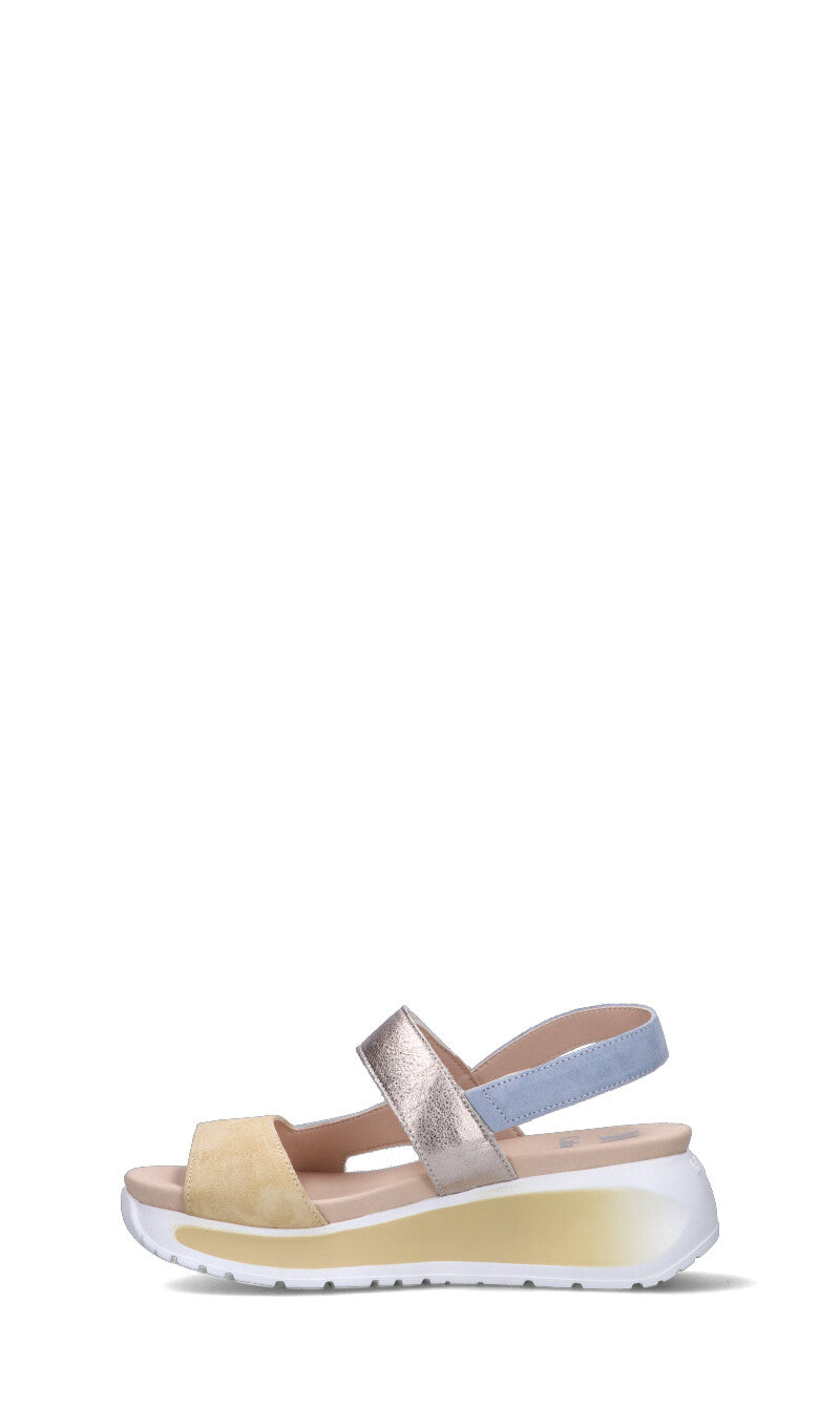 CALLAGHAN Sandalo donna bianco/platino in pelle