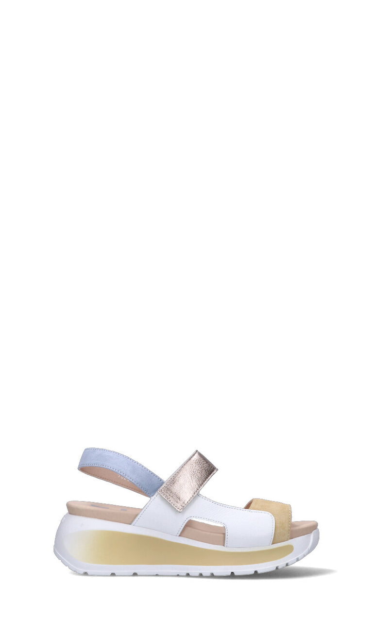 CALLAGHAN Sandalo donna bianco/platino in pelle