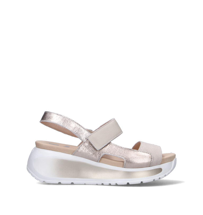 CALLAGHAN Sandalo donna panna/champagne in pelle
