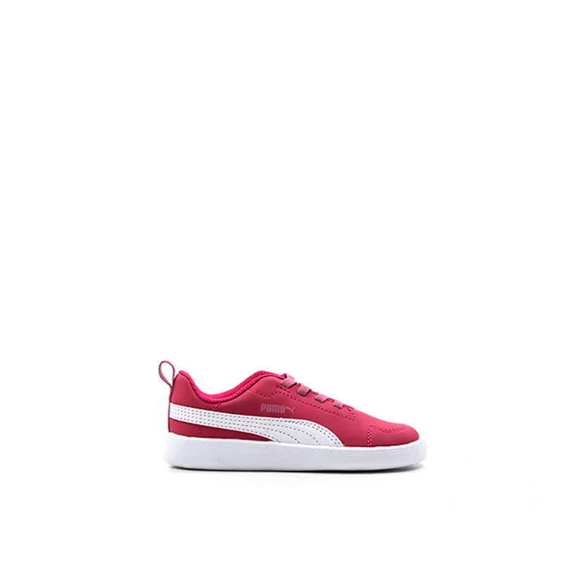 PUMA COURTFLEX Sneaker bimba rosa