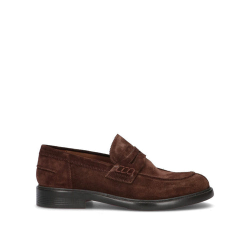 GRAFIA Mocassino uomo marrone in suede