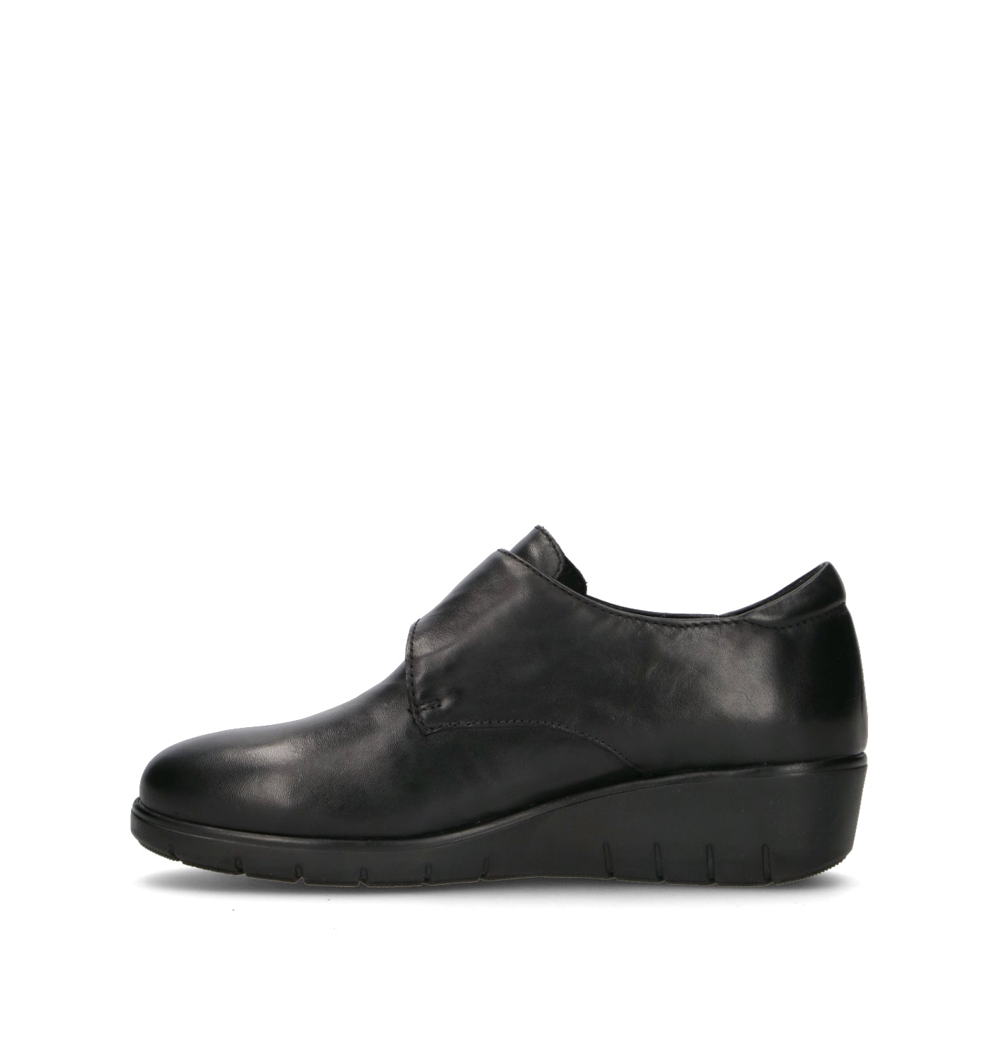 VALLEVERDE Scarpa comfort donna nera in pelle