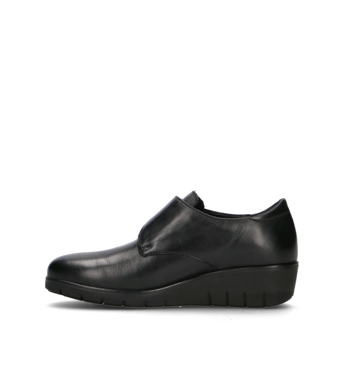 VALLEVERDE Scarpa comfort donna nera in pelle