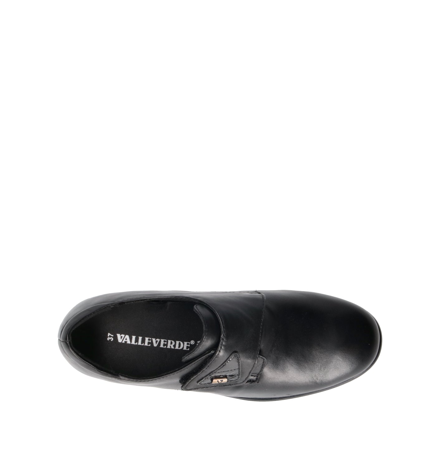 VALLEVERDE Scarpa comfort donna nera in pelle