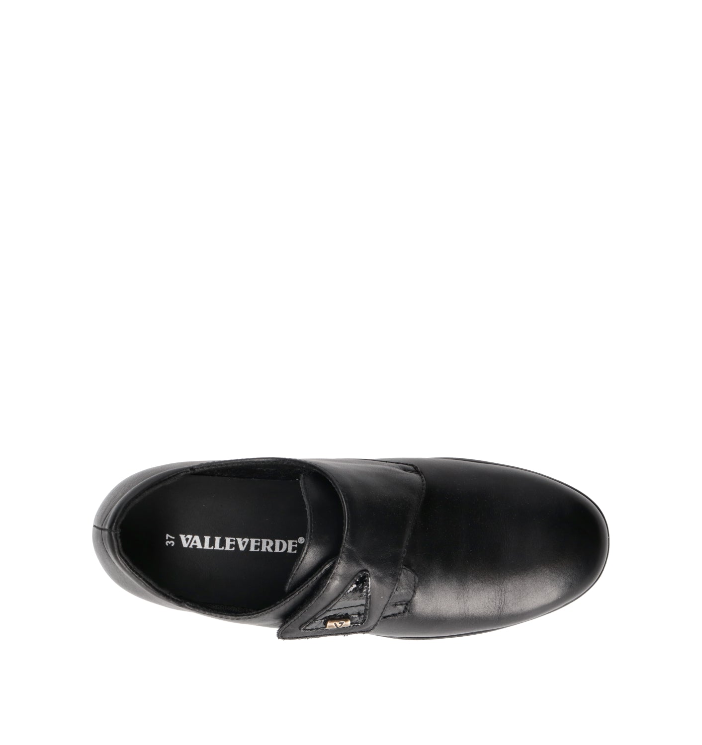VALLEVERDE Scarpa comfort donna nera in pelle