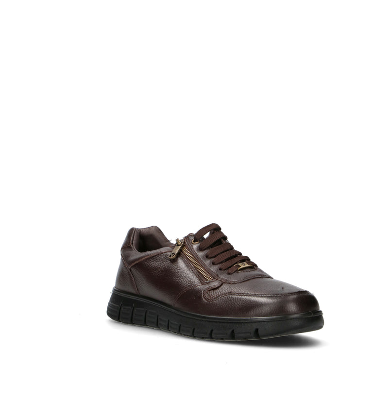VALLEVERDE Sneaker uomo bianca in pelle