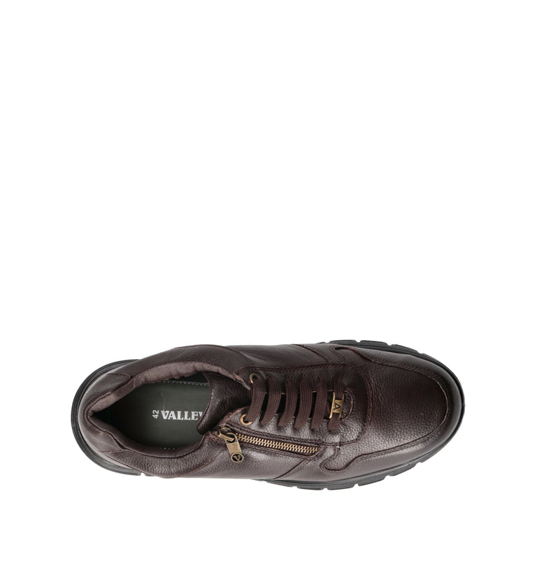 VALLEVERDE Sneaker uomo bianca in pelle