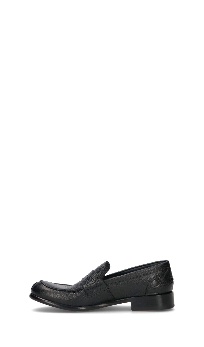 SEBOYS HAMMER - FONDO CUOIO - Mocassino uomo nero