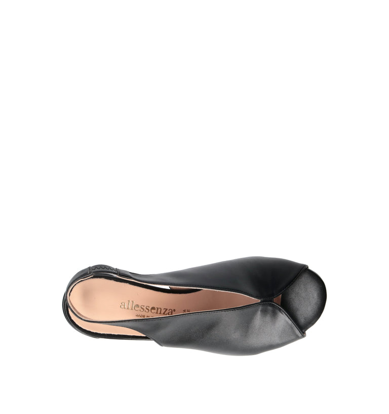 ALLESSENZA Sandalo donna nero