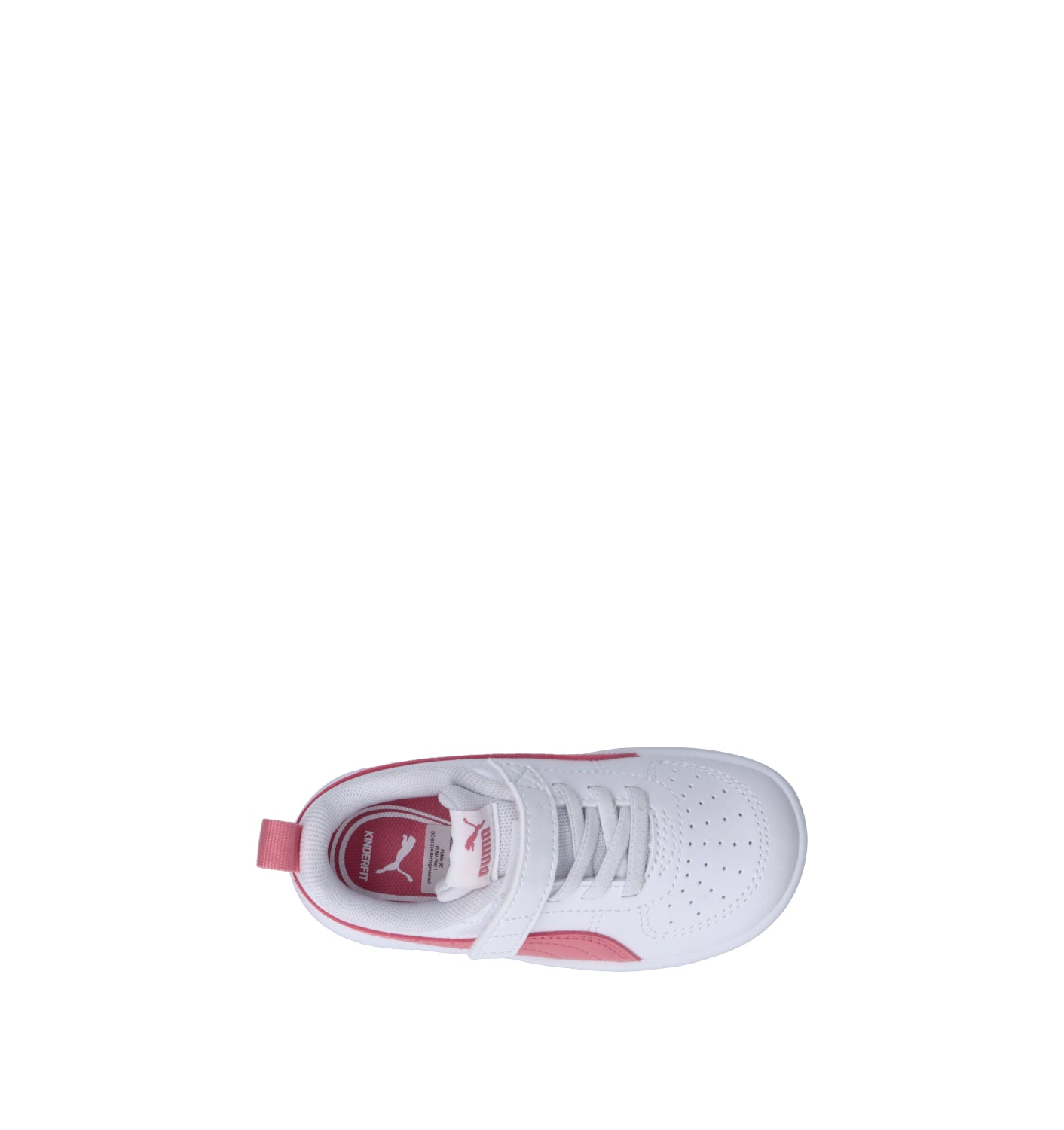 PUMA RICKIE AC + Inf Sneaker bimba bianca/rosa