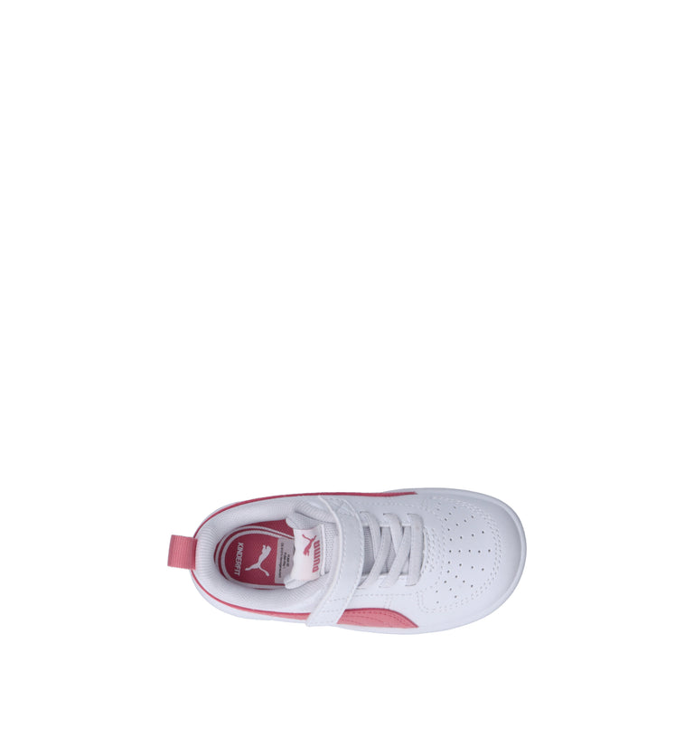 PUMA RICKIE AC + Inf Sneaker bimba bianca/rosa
