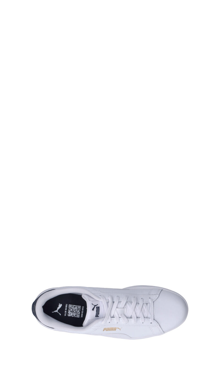 PUMA SMASH 3.0 Sneaker uomo bianca e navy in pelle
