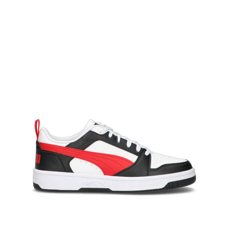 PUMA - REBOUND V6 LOW Sneaker uomo bianca/nera/rossa