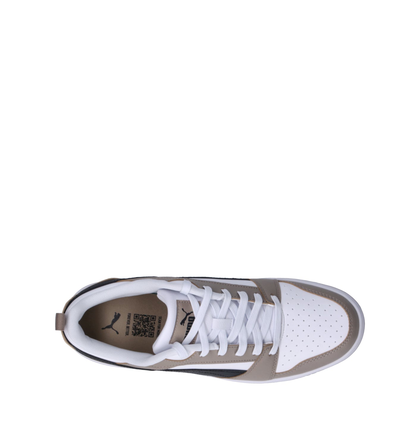 PUMA REBOUND V6 LOW Sneaker uomo bianca/grigia