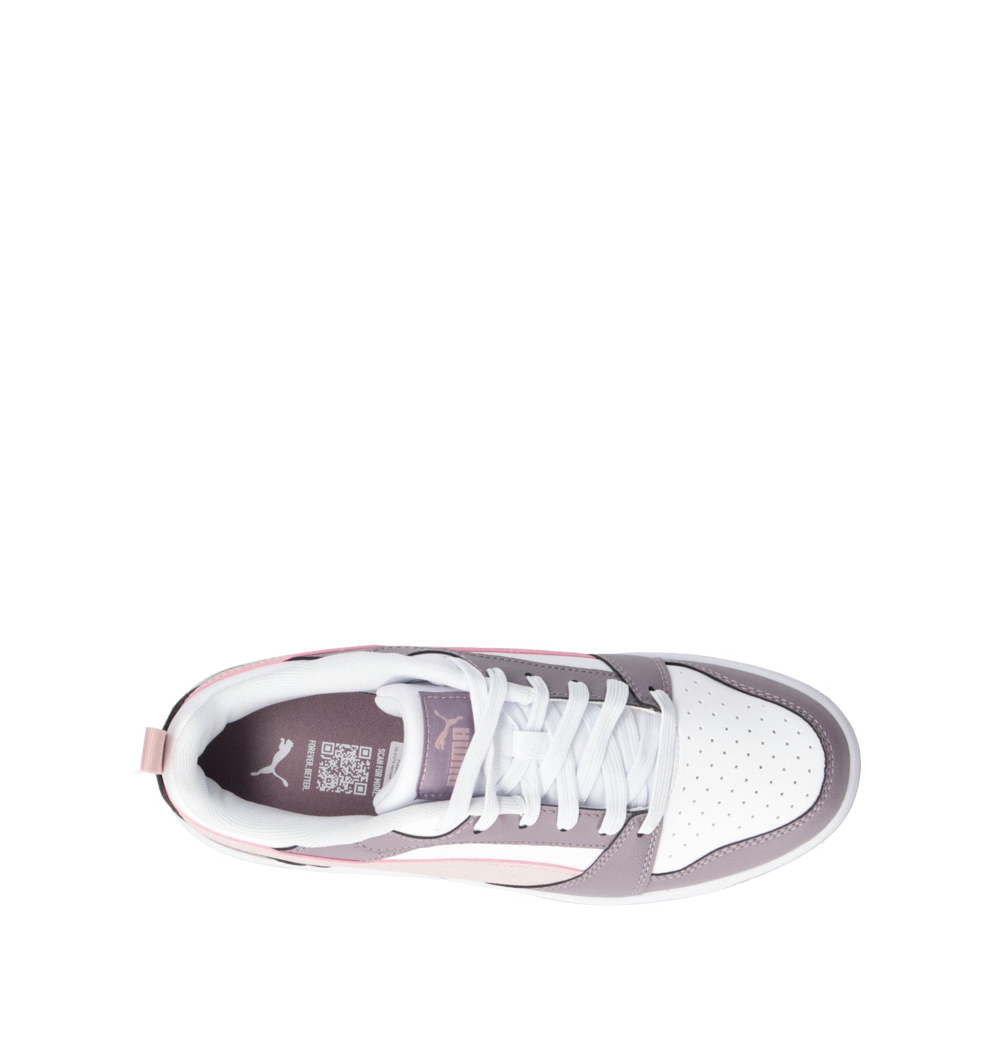 PUMA REBOUND VS LOW Sneaker donna bianca/viola
