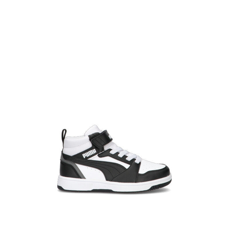 PUMA - REBOUND V6 MID AC + PS Sneaker bimbo bianca/nera