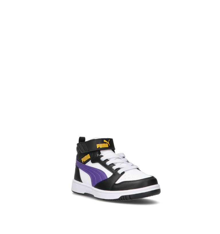 PUMA REBOUND V6 MID AC + PS Sneaker bimba nera/bianca