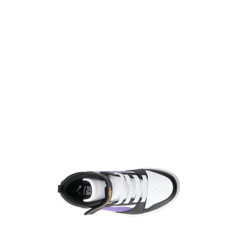 PUMA REBOUND V6 MID AC + PS Sneaker bimba nera/bianca