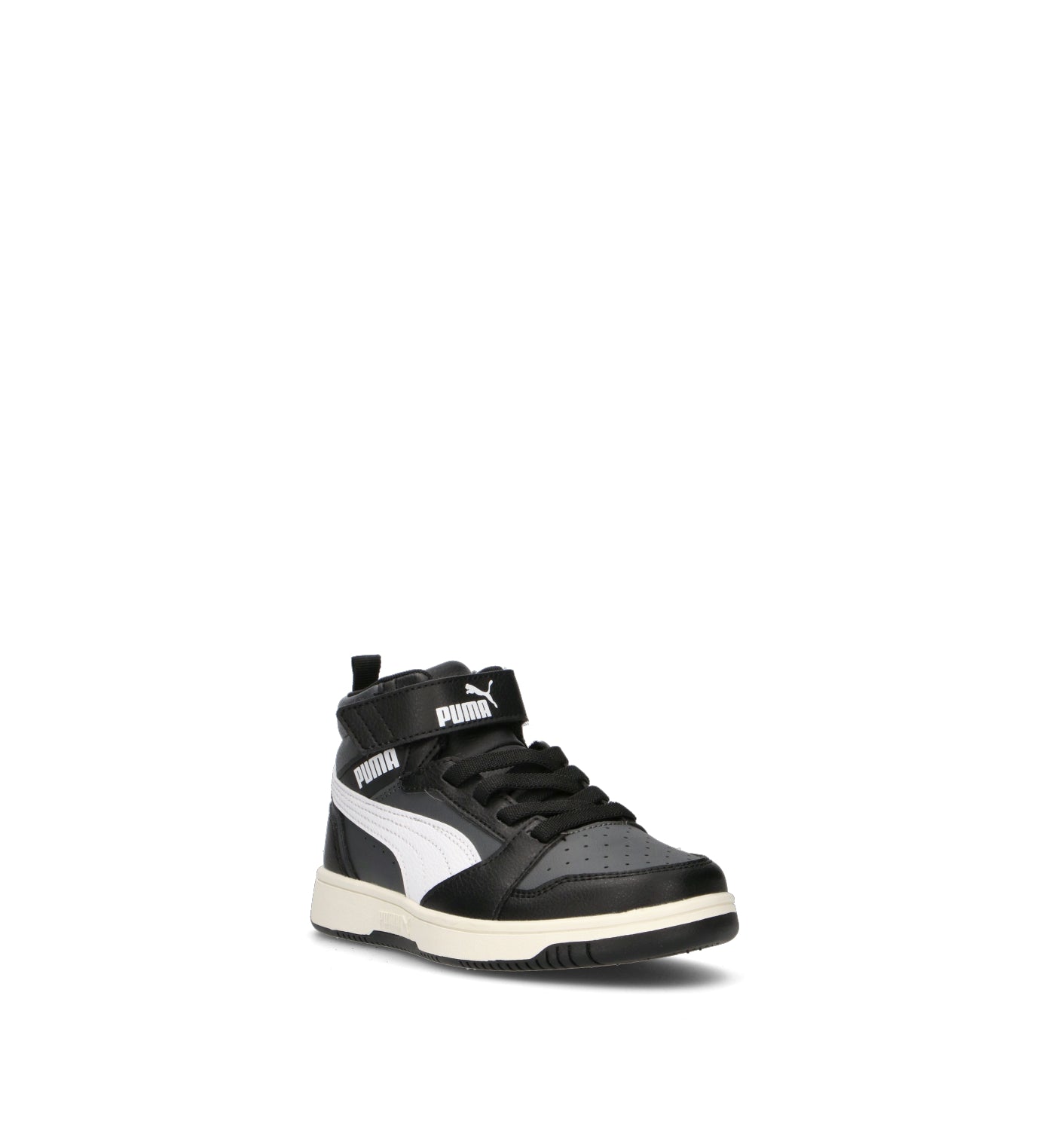 PUMA REBOUND V6 MID AC + PS Sneaker bimbo nera/bianca