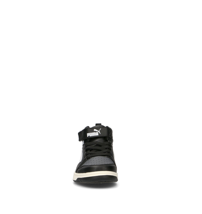 PUMA REBOUND V6 MID AC + PS Sneaker bimbo nera/bianca